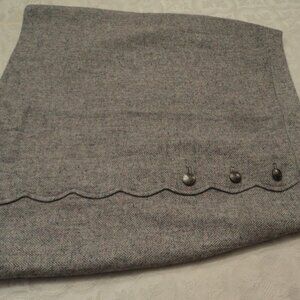 Women's Talbot gray wool skirt